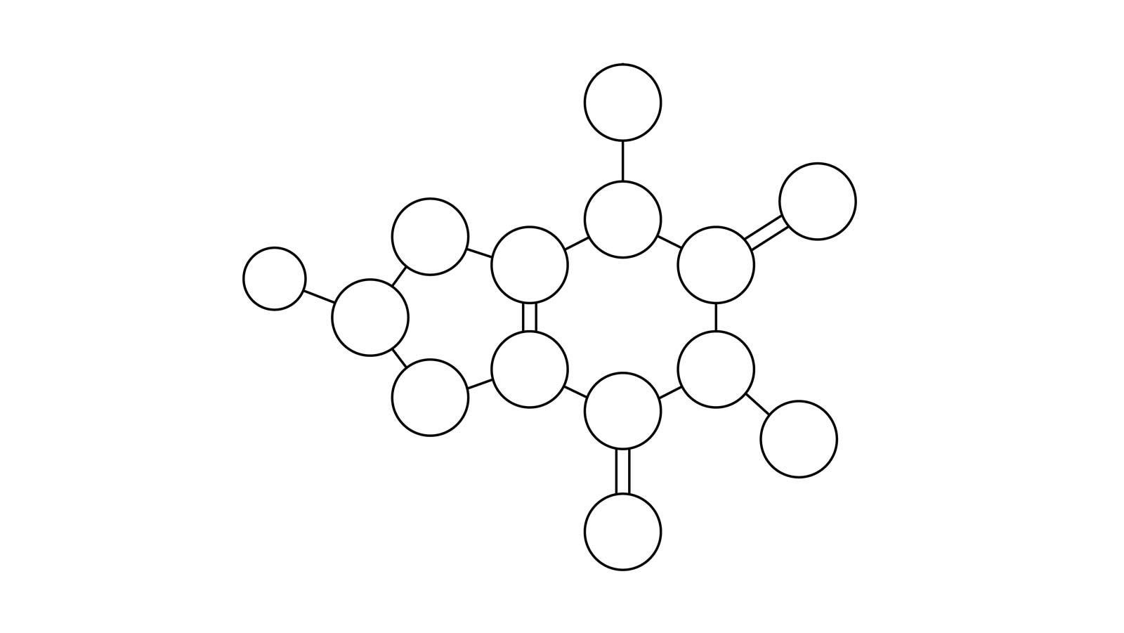Schematische Darstellung eines Peptids