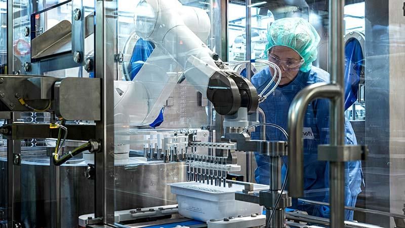 Sterilfertigung/aspetische Fertigung