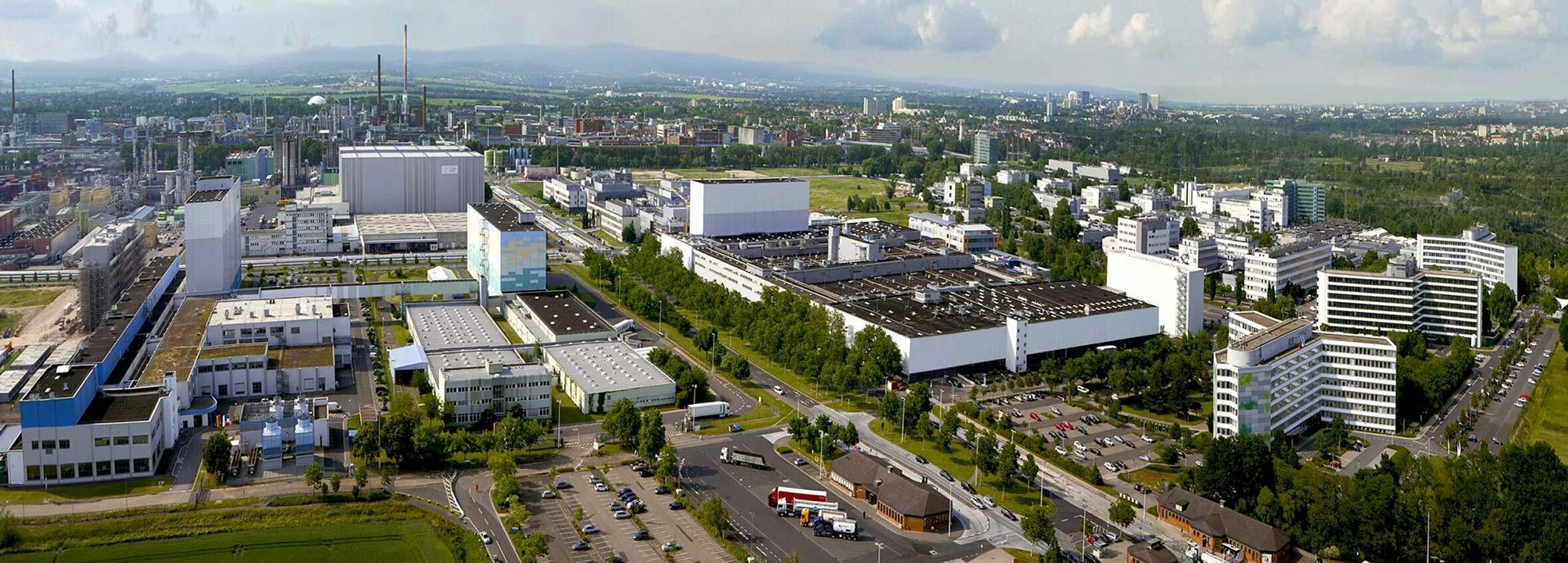 Blick auf den Sanofi BioCampus in Frankfurt